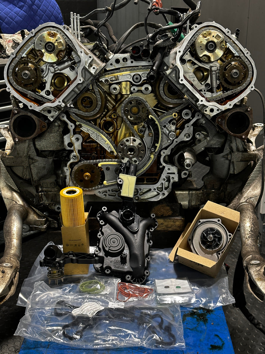 Audi S4 TFSI CAJA CAKA CGW Timing chain replacement